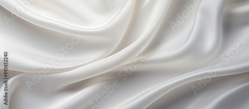 A white fabric texture background with copy space image serving as a design element