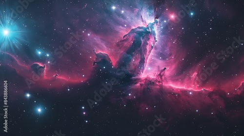 Telescope viewing the Horsehead Nebula