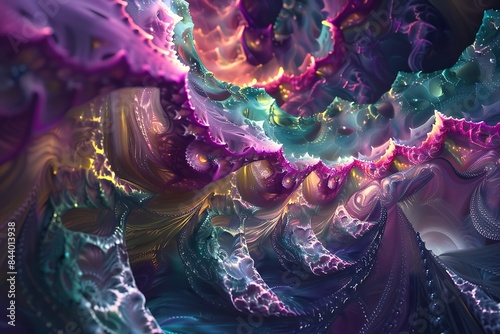 abstract fractal background 