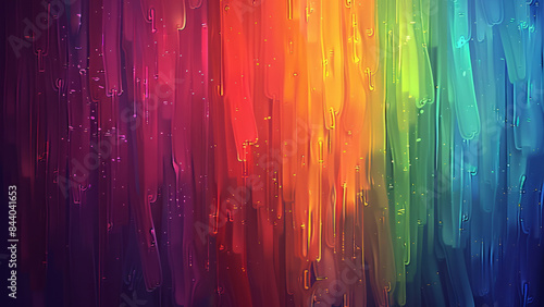 Colorful abstract pride background with vertical gradient stripes from red to blue.