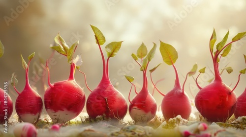 Group of radishes