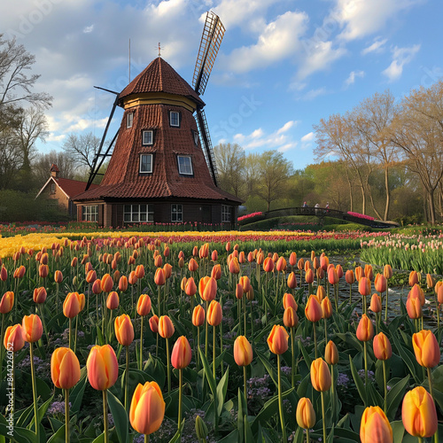 Generative AI, Keukenhof Gardens in Lisse: World’s Largest Flower Garden and Top Tulip Viewing Destination
