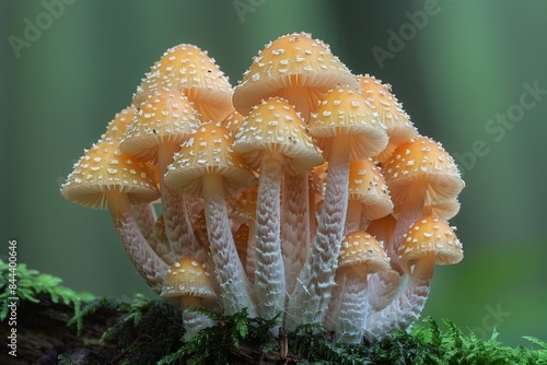 Clustered Bonnets Mushroom Macro Photography