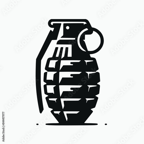 hand grenade vector illustration isolated