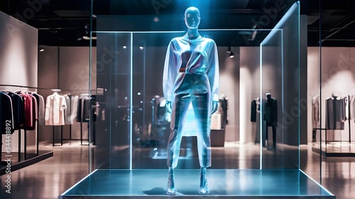 full-body-hologram-mannequin-in-a-fashion-store-it-looks-like-a-real-person