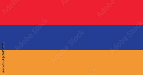 Illustration of the Armenia national flag