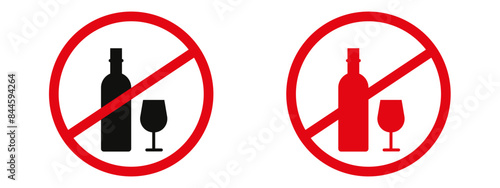 Prohibited alcohol consumption notice designating an alcohol-free zone