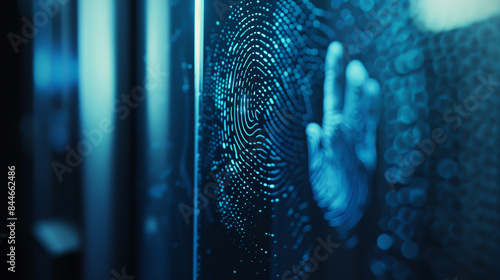 Security digital fingerprinting in an office