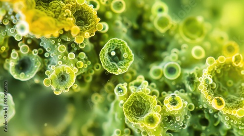 The flourishing of mold spores in damp conditions allows for rapid mold colony development