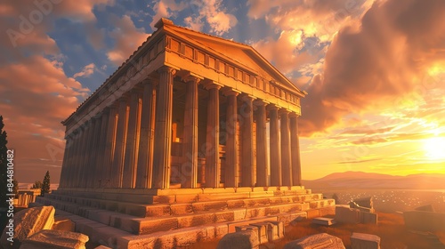 The Parthenon is a temple in Greece. It is one of the most famous buildings in the world.