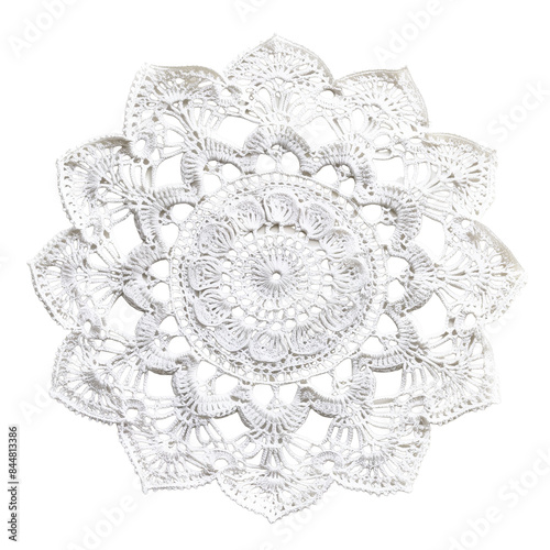 Handcrafted White Crochet Doily