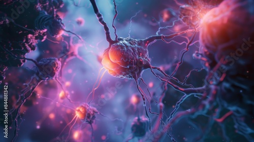 brain function, neurons and synapses are depicted, 16:9