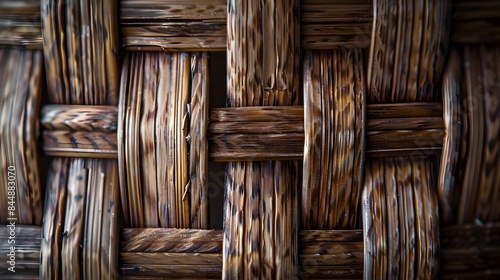 a captivating high-definition texture showcasing the intricate weaving of rattan bamboo, with natural hues and subtle variations, perfect for adding warmth and texture to your design projects