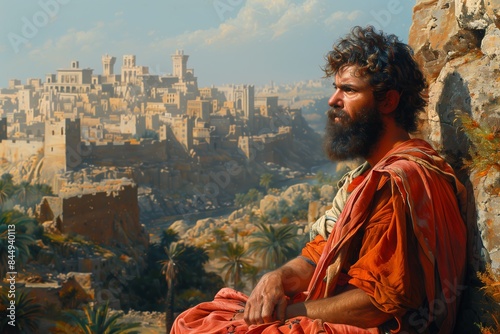 Jonah Awaits Fate of Nineveh in Captivating Portrait