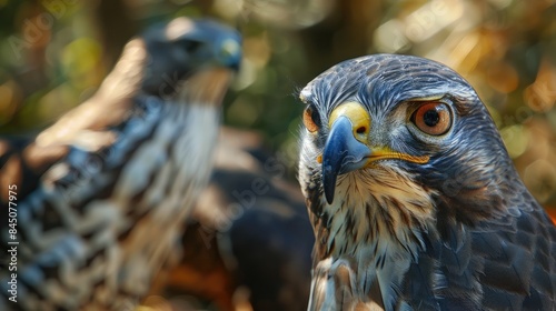 Eurasian goshawk and other raptors like eagles buzzards and harriers