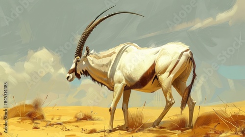 Scimitar Horned Oryx Oryx dammah