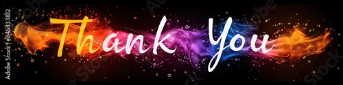 "Thank You" web banner