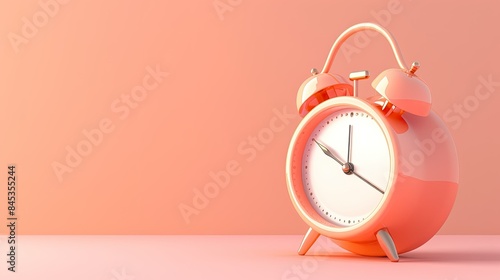 Alarm clock in bedroom morning alert sleep
