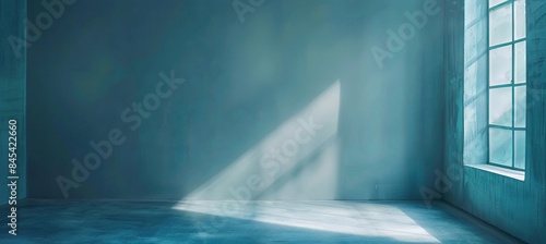light blue photo studio background, professional natural dramatic lighting