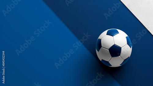 subtle powerpoint background for an investor deck for a youth soccer company incorporating the colors royal blue, cyan and white