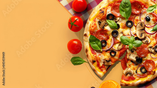 pizza design for pizzeria for social media