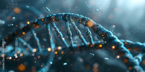Unlocking the Genetic Code Exploring DNA for Gene Research, Mutations, Genetic Diseases, Therapy, and Family Lineage. Concept Genetic Code, DNA Research, Mutations, Genetic Diseases, Family Lineage