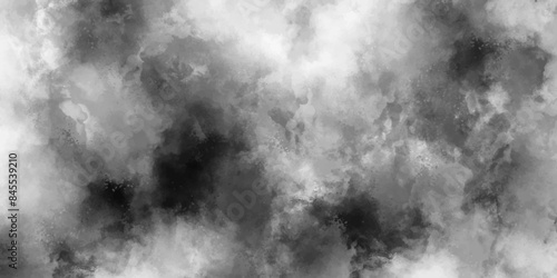 Fresh and clean Sky with white clouds. Smoke cloudy blurred dreamy atmosphere. Beautiful stylist modern White with smoke. Painting with cloudy distressed texture.