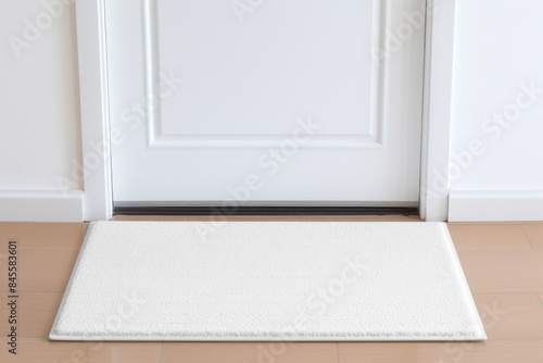 Door mat png mockup, transparent design