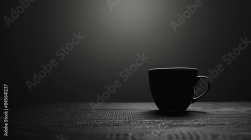 A single cup placed on the table