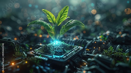 Tech plant growing