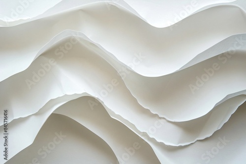 White paper wave pattern