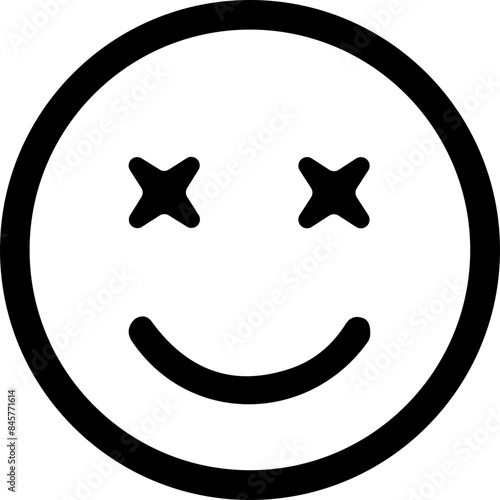Emoji icon. Emoticon. Smile face. Emotion. Funny Cartoon. Face Gestures. Social Media. Smiling, Happy, glade, Joyful facial expression.