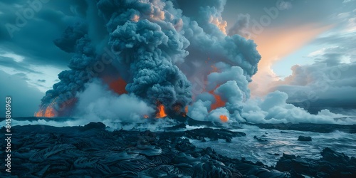 Understanding Volcanic Smokes Chemistry and Their Similarities to Exoplanet Atmospheres. Concept Volcanic Emissions, Exoplanet Atmospheres, Chemistry of Smokes, Geological Processes