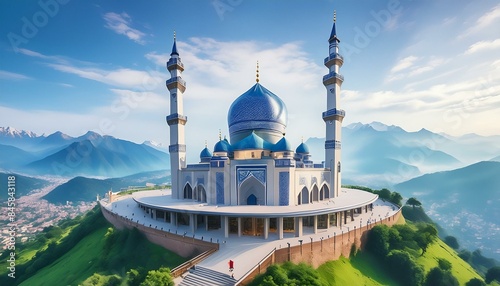 Kisi masjid ya Islamic monument ke saath apni photo share kare aur us jagah ke baare mein kuch interesting facts bataiye.8k
