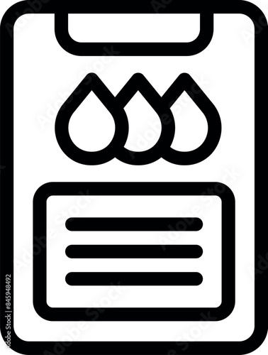 Simple icon of a water meter reading, perfect for representing utility bill payments