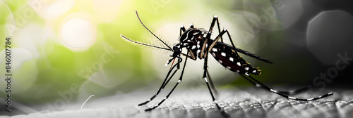 tiger mosquito, AI generated