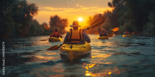 Enjoy Fun Sunset Kayaking Experience
