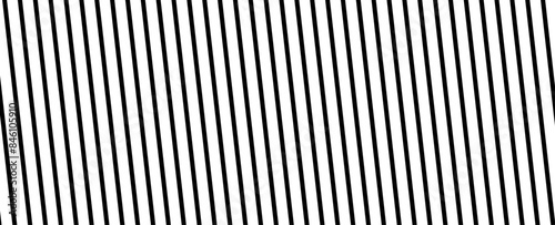 Stripes diagonal pattern. White on black. Futuristic graphic. Suit for presentation, cover, header, brochure, corporate, website, business, wallpaper. Vector illustration