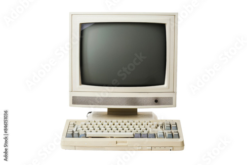 Old Vintage Beige Computer