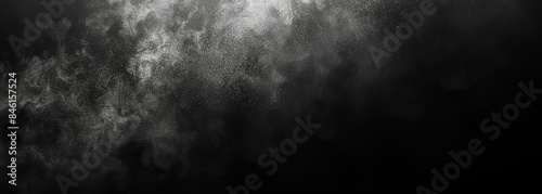 Black texture background. Grainy black background