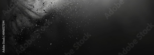 Black texture background. Grainy black background