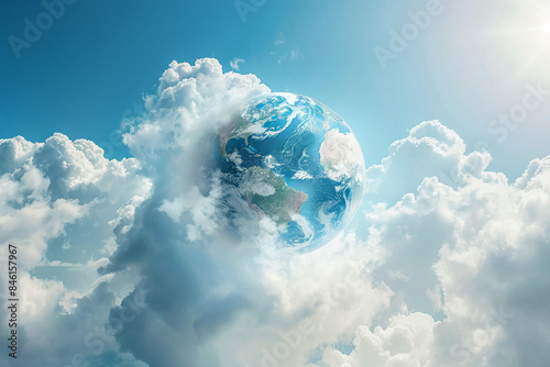 Protecting the ozone layer helps everyone. World Ozone Day concept.