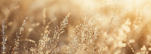 Dried grass after drought background