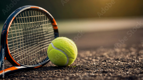 Tennis close up