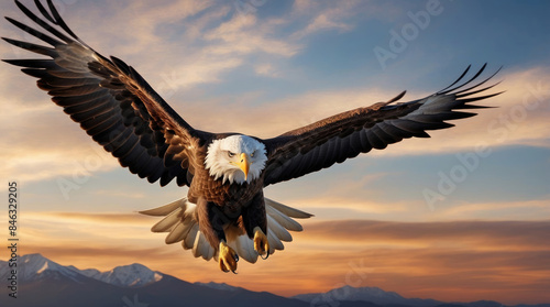 eagle in the wild nature, wildlife photography