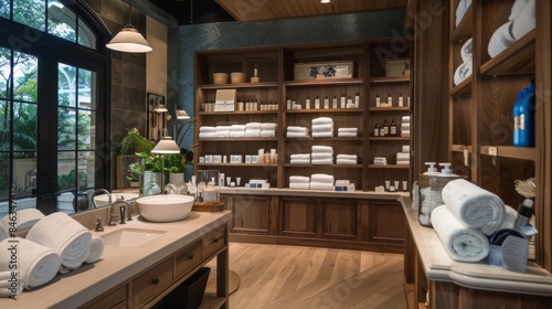 The spa boutique features highend skincare and beauty products as well as luxurious robes and towels allowing guests to recreate the spa experience at home.