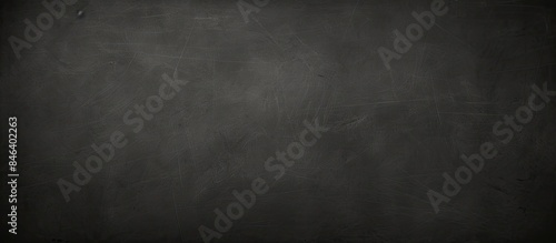 A blackboard with abstract chalk marks erased providing a textured background suitable for adding text or graphics in educational contexts Copy space image