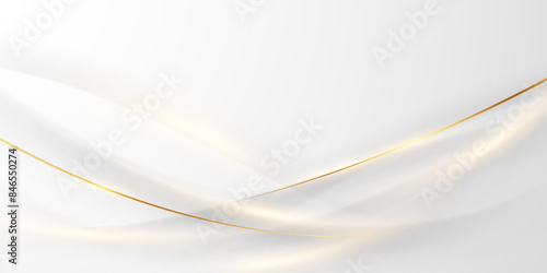 Abstract golden lines background with luxury golden vector illustration.