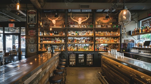 The bar in the back of the gallery serves up drinks with clever westerninspired names such as The Lone Star and Wild Bills Whiskey.