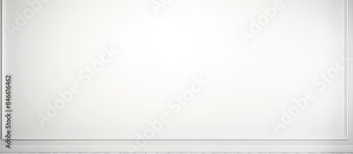 A white poster attached using wallpaper paste, providing an ideal background for images with unobstructed space for text or graphics, known as a copy space image.